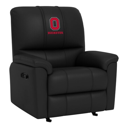 Dreamseat Rocker Recliner with Ohio State Block O Buckeyes Logo XZ52031CDRRBLK-PSCOL11054