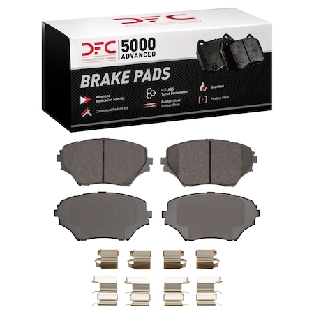Dfc 5000 Advanced Disc Brake Pad Set,  1551-0862-01
