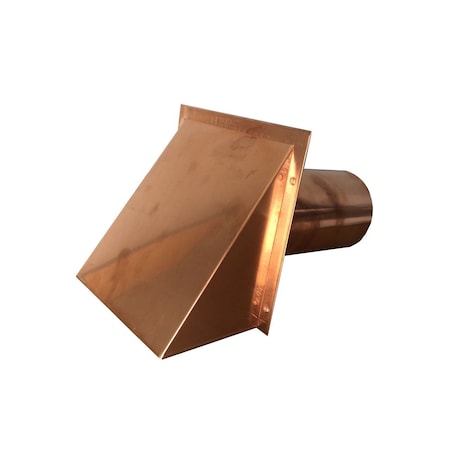 Ducpac 4 in. Round Copper Vent with Damper Only 13C