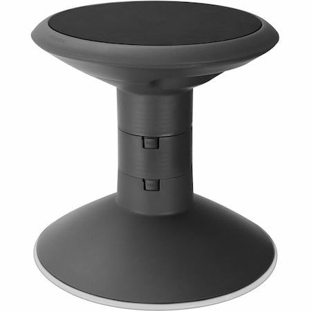Storex Adjustable Wiggle Chair, 12-18", Black 00300U01C