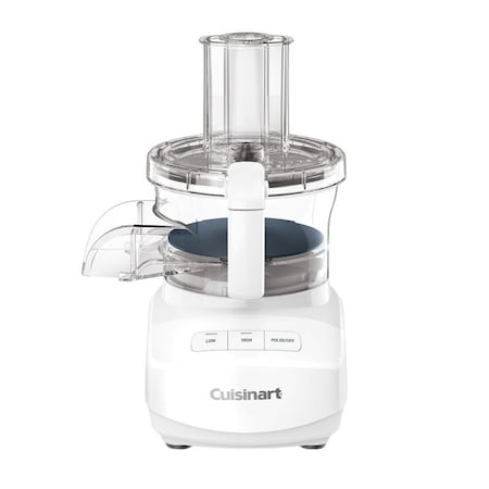 Cuisinart Continuous Feed Food Processor, 9 Cup Bowl, 350 W, Button Control, White FP-9CF