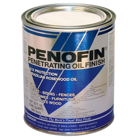Norton Co 1 Qt Penofin F3ECLQT Clear Blue Label Premium Transparent Stain (250-VOC) 20038