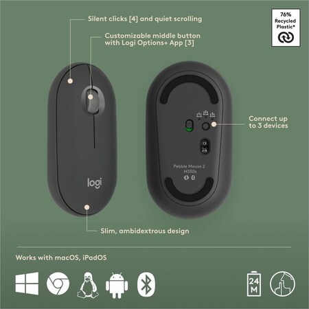 Logitech Pebble 2 Mse KB Combo Mac 920012200