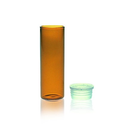 Kimble Chase Amber Shell Plug Style Vial, 4 m, PK2000 60835D-1544