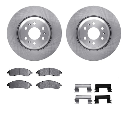 Dynamic Friction Co DFC Brake Rotor with 5000 Brake Pads and Hardware Kit 6512-46311