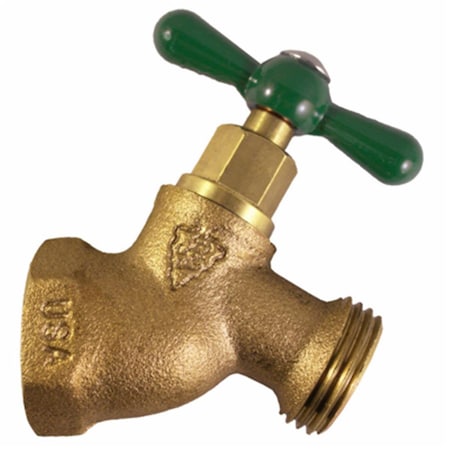 Tool Time 253LF 0.5 in. Female Pipe Thread Red Brass, Straight Hose Bibb TO604148