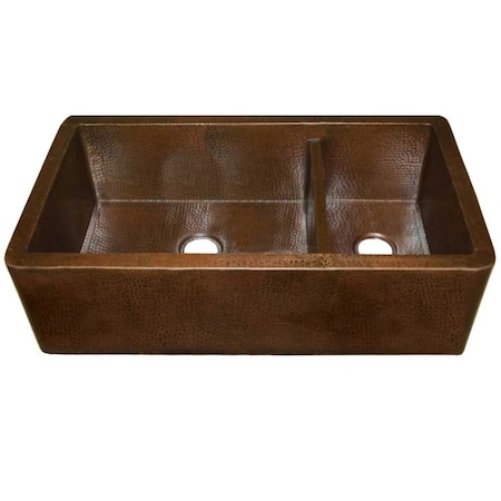 Native Trails Cocina Duet Copper Kitchen Sink CPK275