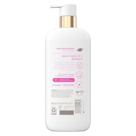 Dove Skin Replenish Body Wash, 18.5 Fluid Ounce, 4PK 64762720