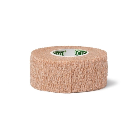 Medline CURAD Premium Nonsterile Self-Adherent Wrap, Tan, 1in x 5 yd., 30PK NON089001