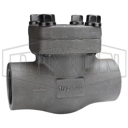 Dixon Check Valve, 1-1/2 in Nominal, FNPT End Style, Forged Steel Body FSCV150