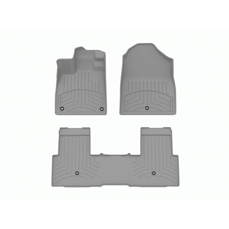 Weathertech Grey, Front and Rear FloorLiner HP 461796-1-2IM