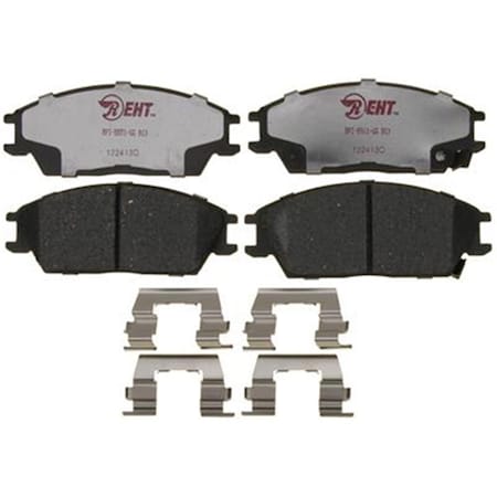R/M Brakes RM Brakes EHT440H Ceramic Brake Pad Set With Hardware R53-EHT440H