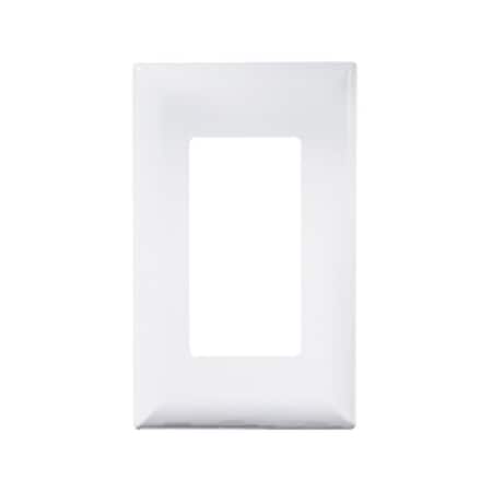 Rv Designer S849 Contemporary Cover Plate, White R6R-S849