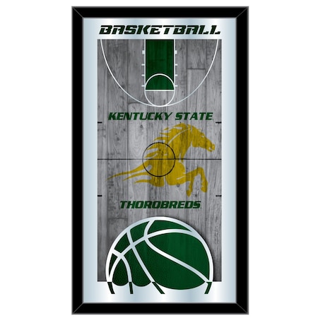 Holland Bar Stool Co Kentucky State University 15" x 26" Basketball Mirror MBsktKYStUn