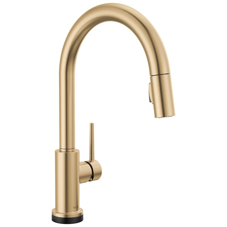 Delta Trinsic Single Handle Pull-Down Kitchen Faucet with Touch2O Technology 9159T-CZ-DST