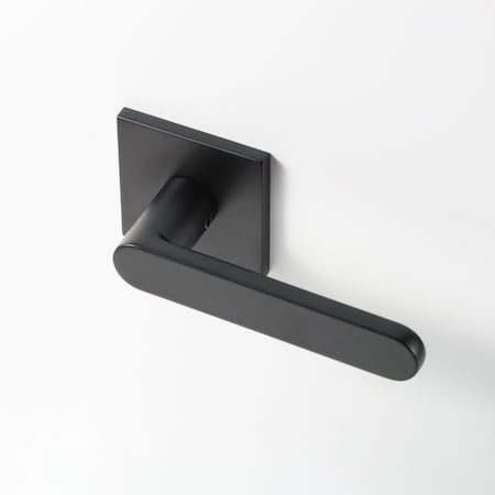 Mcbowery Chrystie Matte Black Double Dummy Modern Door Lever MB-1100DMMB