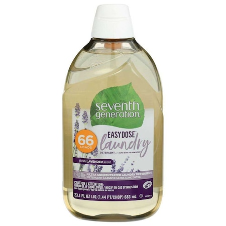 Seventh Generation Fresh Lavender Scent EasyDose Ultra Concentrated Laundry Detergent, 23.1 Fluid Ounce, 6PK 67797191