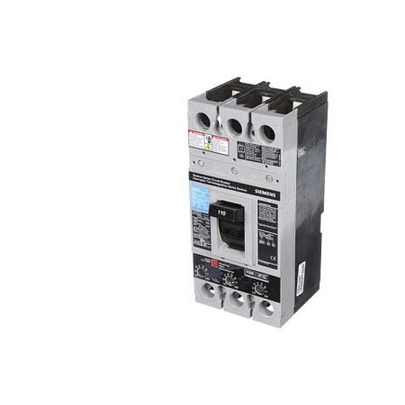 Siemens MCCB 40C 3P 110A FX-TRIP N/LUG FXD63B110