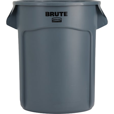 Rubbermaid Commercial Brute 20 Gal. Gray Vented Trash Can FG262000GRAY
