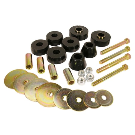 Prothane PU Body Mount for 1963-1966 Chevy C10 0.5 Ton 2WD - Black 7-118-BL