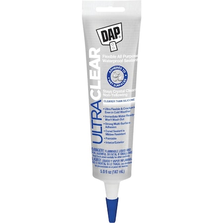 Dap Ultra 5 Oz. Flexible Elastomeric Sealant Clear 7079818387