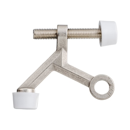 Geo Hinge Pin Door Stop Satin Nickel Finish GBH-DSHP-SN