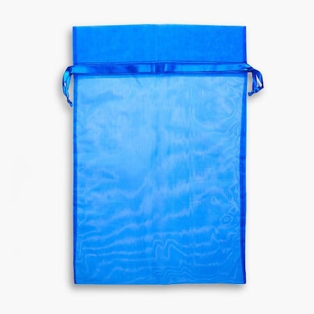 Nashville Wraps Royal Blue Sheer Organza Bags, 5.5x9, 10PK B55922