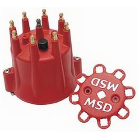 Msd Co. 8433 Distributor Cap GM Points Style, Red M46-8433