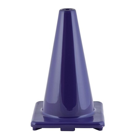 Champion Sports 12 in. Hi Visibility Flexible Vinyl Cone - Bright Purple CHSC12PR