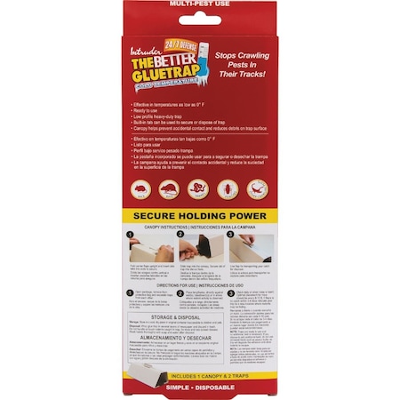 Intruder The Better Glue Trap Cold Temperature Rat Trap, 2PK 17515
