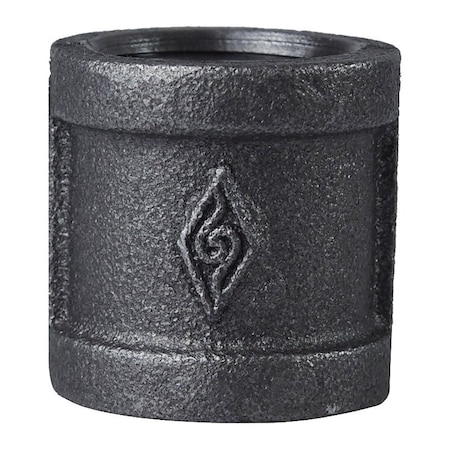 Prosource Pipe Coupling, 3/4 in, FIP, Steel, SCH 40 Schedule, 300 psi Pressure 21-3/4B