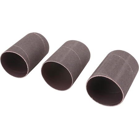 Grizzly 3" Dia. x 4-1/2" A/O Hard Sanding Sleeve, 60 Grit, 3PK H5455