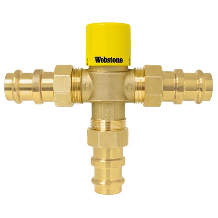 Nibco 3/4 Prs Lf Br Tmv W/Check W/Temperature H-78203W