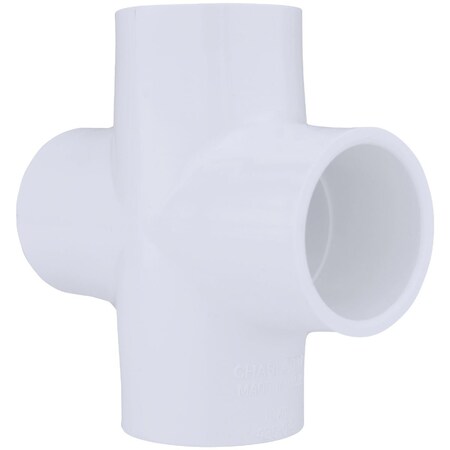 Charlotte Pipe And Foundry 1-1/4'' Schedule 40 Slip PVC Cross PVC 02410 1000HA