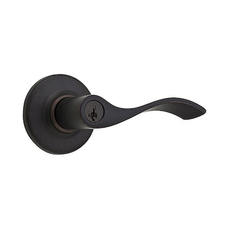 Kwikset Door Lever Lockset, 1 3/8-1 3/4" Thick 405BL-11P-SMT-6AL-RCS