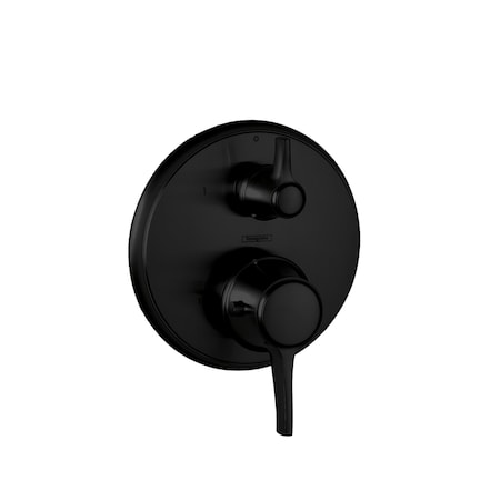 Hansgrohe Ecostat Classic Diverter Trim Trio/Quattro in Matte Black 15934671