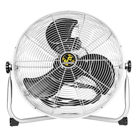 Jan Fan MountedFan, Yellow, 18inDia, Steel, 3Blade JF-18F-S