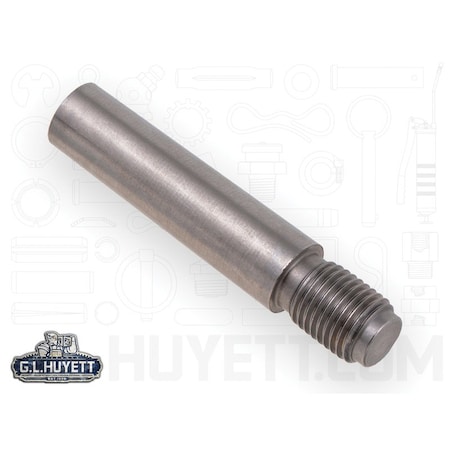 Huyett External Threaded Taper Pin, 300 SS, 7 Pin x 0.408 in Dia x 0.406 in Small End Dia x 1.750 in Length TPTS-07-1750