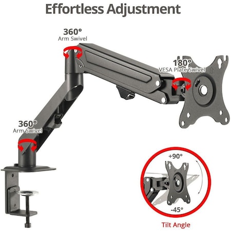 Siig Single C Clamp Desk Mount 27 CEMT3311S1