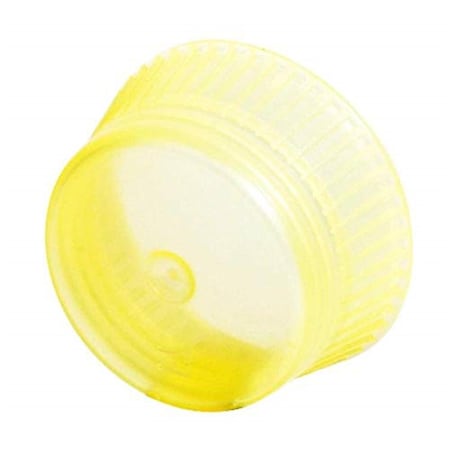 Bio Plas Uni-Flex Safety Caps - 12mm Culture 13mm Blood Collecting Tubes 1000 pk - Yello, 1000PK 6580