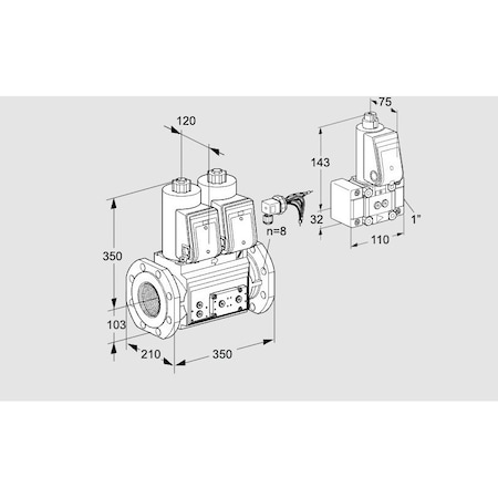 Honeywell Kromschroder VCS8100F05NNWRE/PPPP/PPZ- KS88205186