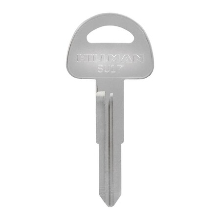 Homecare Products Automotive Blank SU17 Double Sided Universal Key for Suzuki - Silver, 10PK HO3328260