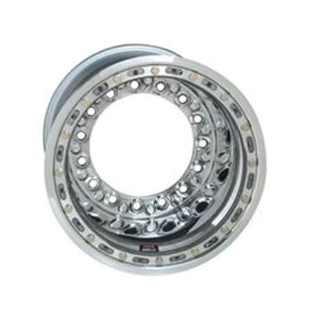 Weld Racing 15 x 14 in. Wide 5XL 5 in. Back Space Wheel with Cover No-Loc WEL559-5405-6