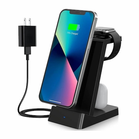 Output 3-in-1 Fast Charging Station, Black OU3609349