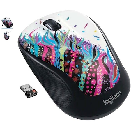 Logitech M325S WIRELESS MOUSE - CELEBRATION BLACK 910-006828