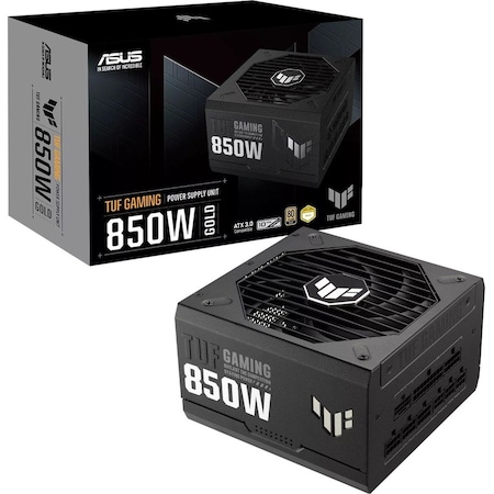 Asus TUF Gaming 850W Gold - 3.3 V DC, 5 V DC, 12 V DC, -12 V DC, 5 V Output - 2 Fan(s) - 92% Efficiency TUFGAMING850G