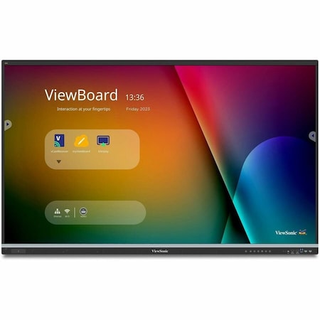 Viewsonic 65IN VIEWBOARD 4K INTERACTIVE FLAT PANEL, 3840 X 2160 RESOLUTION. IFP6551