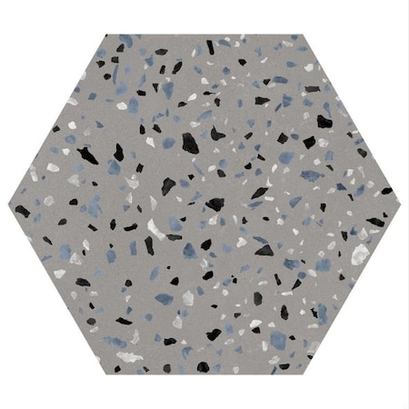 Andova Tiles SAMPLE-Kallisto 8-in. x 9-in. Hexagon Terrazzo Matte Porcelain Wall & Floor Tile SAM-ANDKALL1240