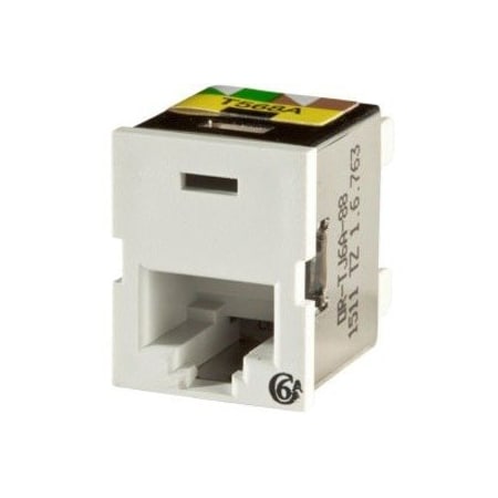 Ortronics 1-PORT MOD JACK 110 8W8P UTP, T568A/B CAT6A IP10 CLARITY10G TJ6A-88
