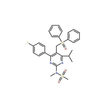 Ak Scientific N-(5-((Diphenylphosphoryl)methyl)-4-(4-fluorophenyl)-6-isopropylpyrimidin-2-yl)-N-methylmethanesulf 2897AB-25g